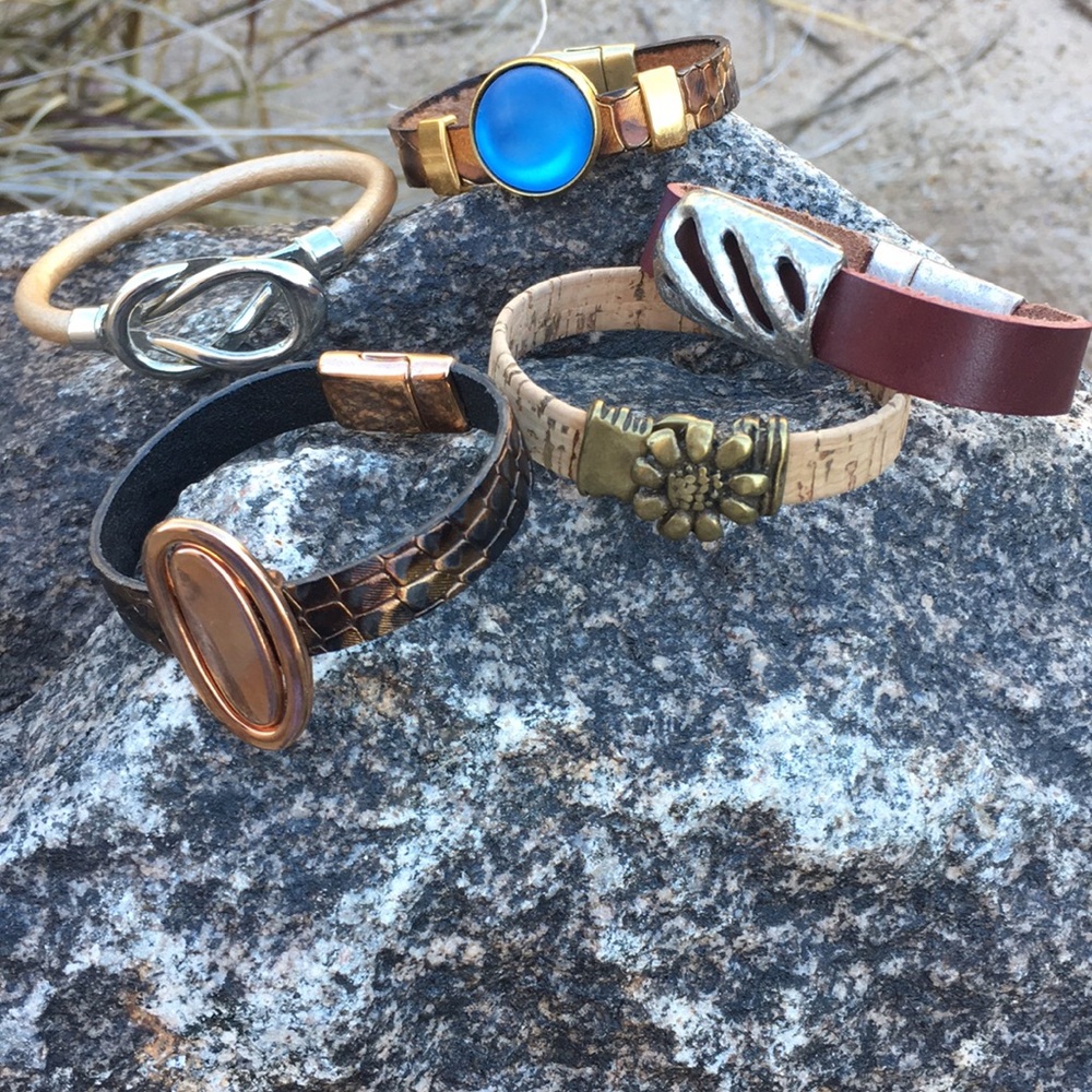 Bracelets with fun focals.